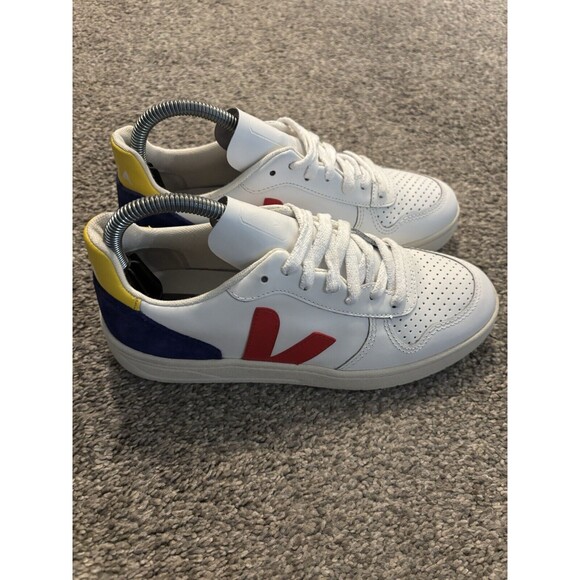 Veja V10 Extra White Pekin Cobalt Women’s 7 Sneakers - Picture 1 of 8